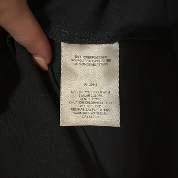 Calvin Klein Black Silky Midi - Picture 4 of 5